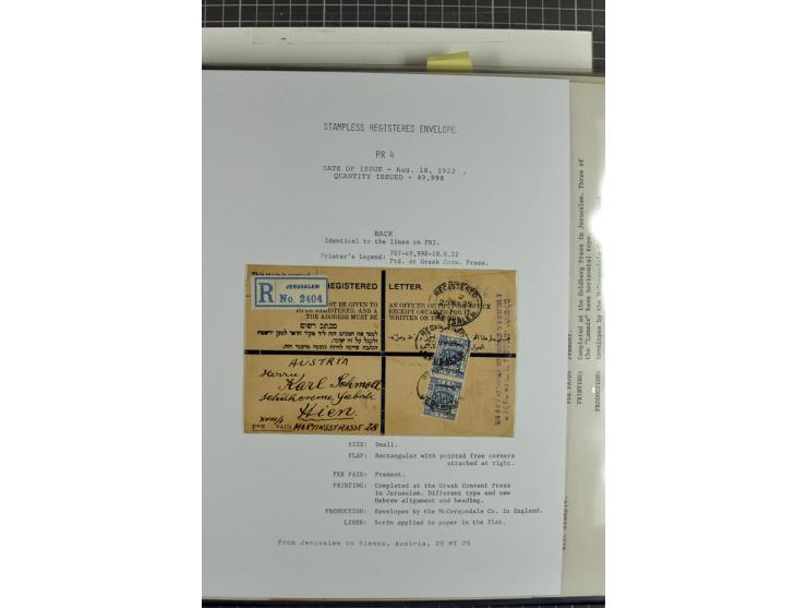 Registered envelopes, nationally and internationally awarded exhibition collection in 5 volumes, containing about more than 1
