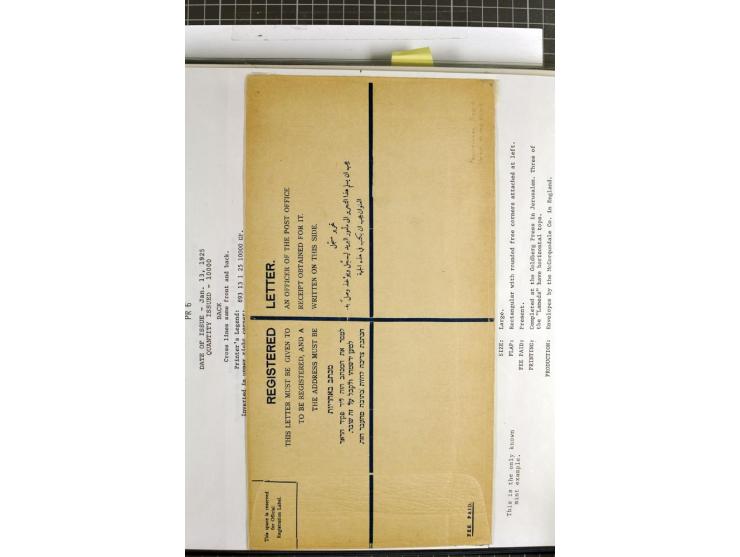 Registered envelopes, nationally and internationally awarded exhibition collection in 5 volumes, containing about more than 1