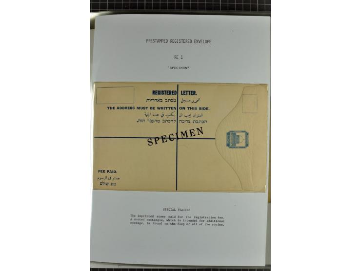 Registered envelopes, nationally and internationally awarded exhibition collection in 5 volumes, containing about more than 1