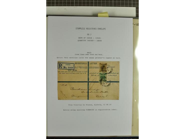 Registered envelopes, nationally and internationally awarded exhibition collection in 5 volumes, containing about more than 1