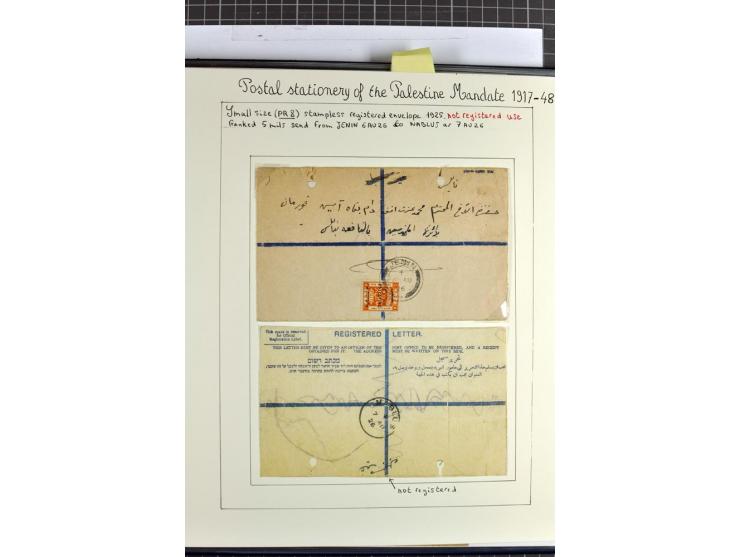 Registered envelopes, nationally and internationally awarded exhibition collection in 5 volumes, containing about more than 1