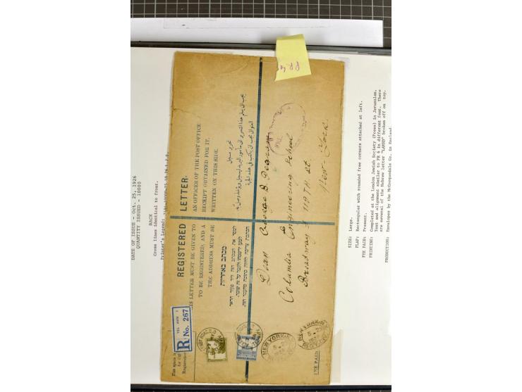 Registered envelopes, nationally and internationally awarded exhibition collection in 5 volumes, containing about more than 1