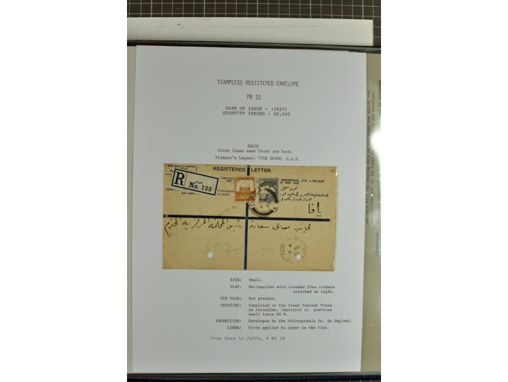 Registered envelopes, nationally and internationally awarded exhibition collection in 5 volumes, containing about more than 1