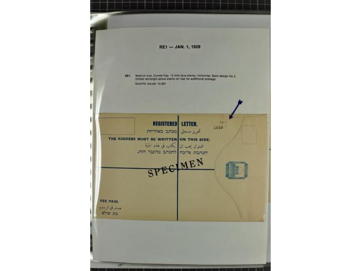 Registered envelopes, nationally and internationally awarded exhibition collection in 5 volumes, containing about more than 1