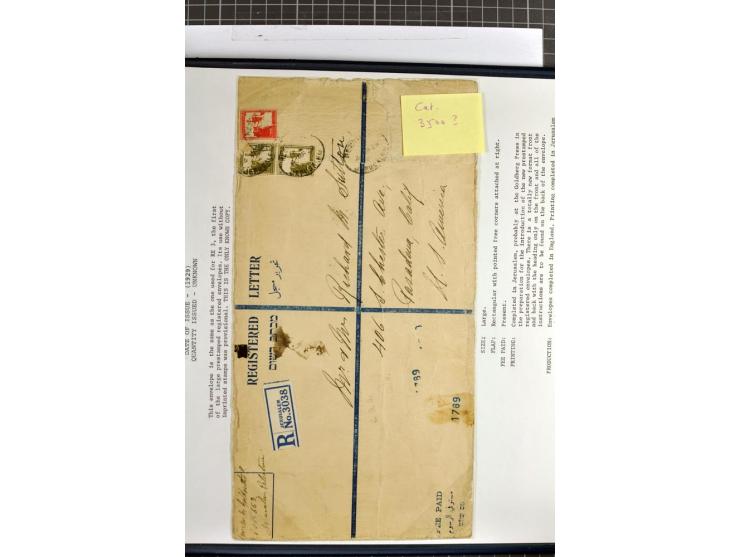 Registered envelopes, nationally and internationally awarded exhibition collection in 5 volumes, containing about more than 1