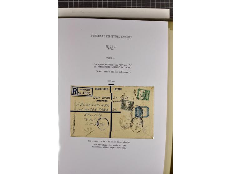 Registered envelopes, nationally and internationally awarded exhibition collection in 5 volumes, containing about more than 1