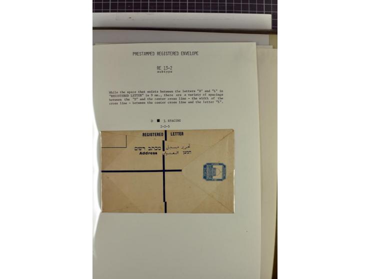 Registered envelopes, nationally and internationally awarded exhibition collection in 5 volumes, containing about more than 1