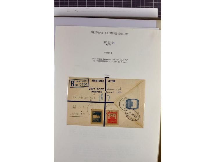 Registered envelopes, nationally and internationally awarded exhibition collection in 5 volumes, containing about more than 1