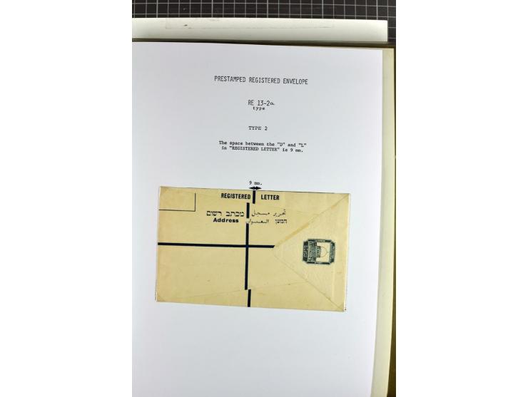 Registered envelopes, nationally and internationally awarded exhibition collection in 5 volumes, containing about more than 1