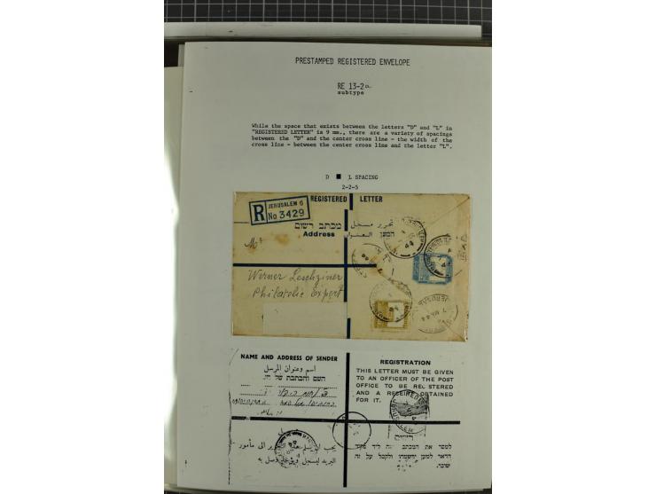 Registered envelopes, nationally and internationally awarded exhibition collection in 5 volumes, containing about more than 1