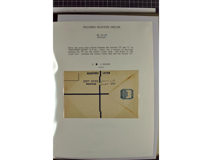 Registered envelopes, nationally and internationally awarded exhibition collection in 5 volumes, containing about more than 1