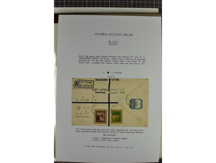 Registered envelopes, nationally and internationally awarded exhibition collection in 5 volumes, containing about more than 1