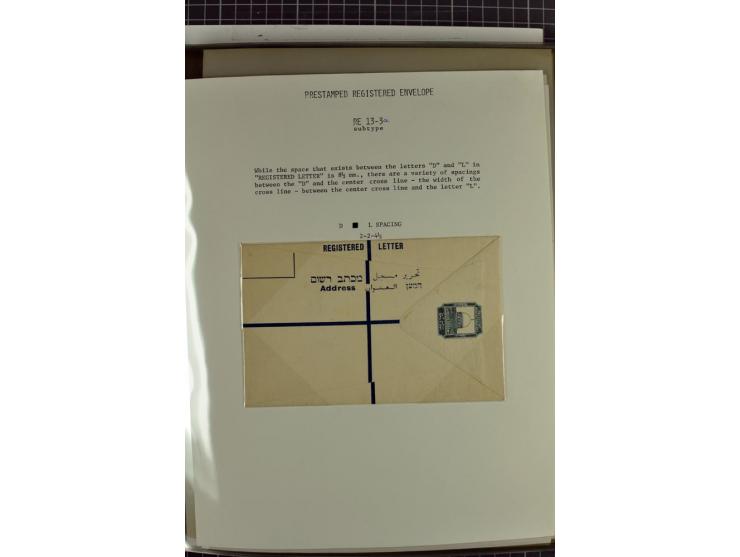 Registered envelopes, nationally and internationally awarded exhibition collection in 5 volumes, containing about more than 1