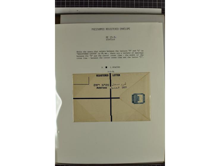 Registered envelopes, nationally and internationally awarded exhibition collection in 5 volumes, containing about more than 1