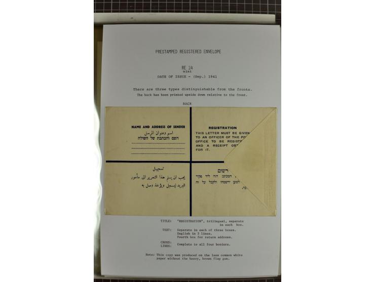 Registered envelopes, nationally and internationally awarded exhibition collection in 5 volumes, containing about more than 1