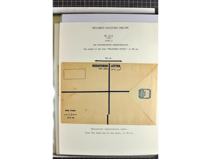 Registered envelopes, nationally and internationally awarded exhibition collection in 5 volumes, containing about more than 1