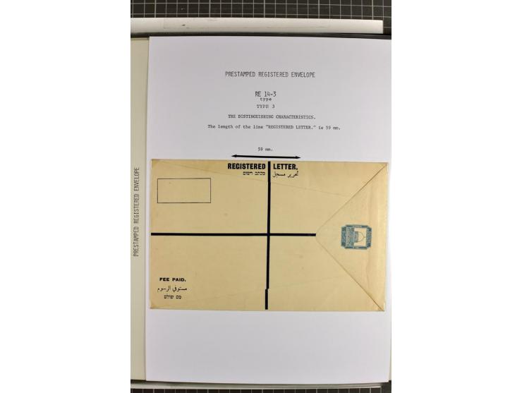 Registered envelopes, nationally and internationally awarded exhibition collection in 5 volumes, containing about more than 1
