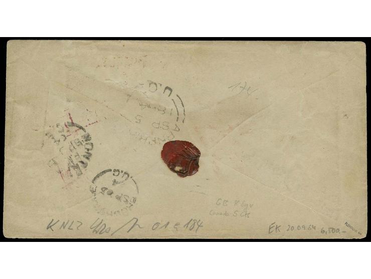 KANADA: 1861, Wappen 2 Silbergroschen ultramarinblau, 2 Einzelwerte und senkrechtes Paar 3 Silbergroschen ockerbraun, alle fa