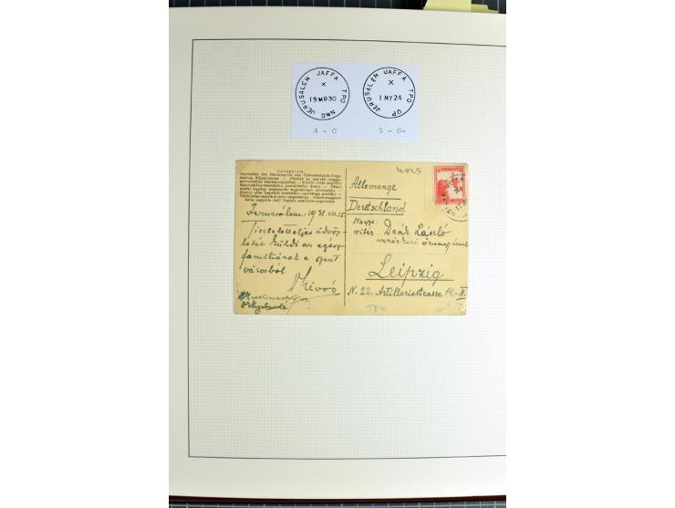 TPO: Collection with 26 entires and many single stamps and cut-outs, containing many scarce items; a remarkable collection, e