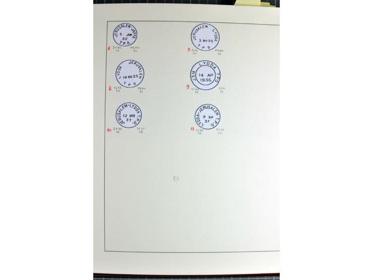TPO: Collection with 26 entires and many single stamps and cut-outs, containing many scarce items; a remarkable collection, e