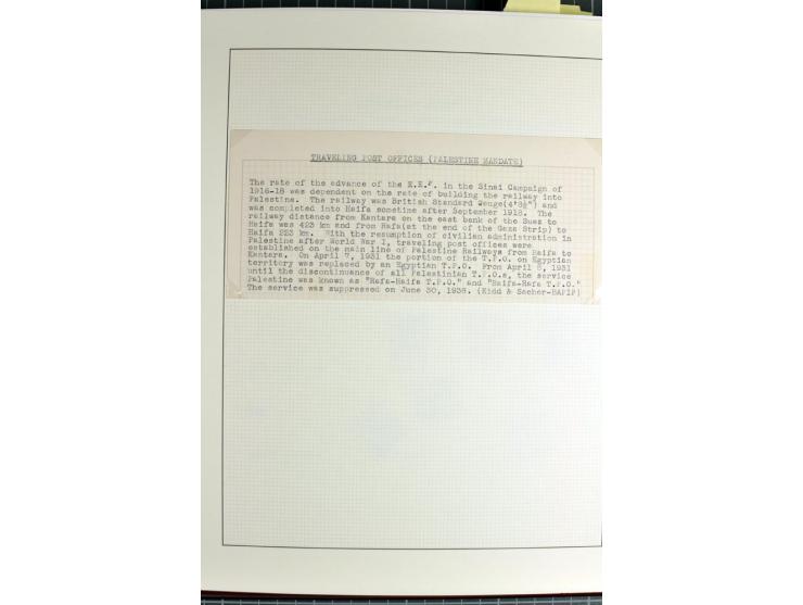 TPO: Collection with 26 entires and many single stamps and cut-outs, containing many scarce items; a remarkable collection, e