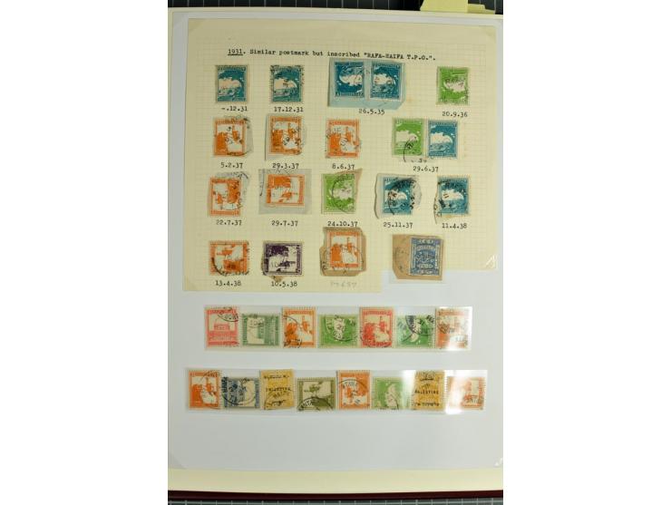 TPO: Collection with 26 entires and many single stamps and cut-outs, containing many scarce items; a remarkable collection, e