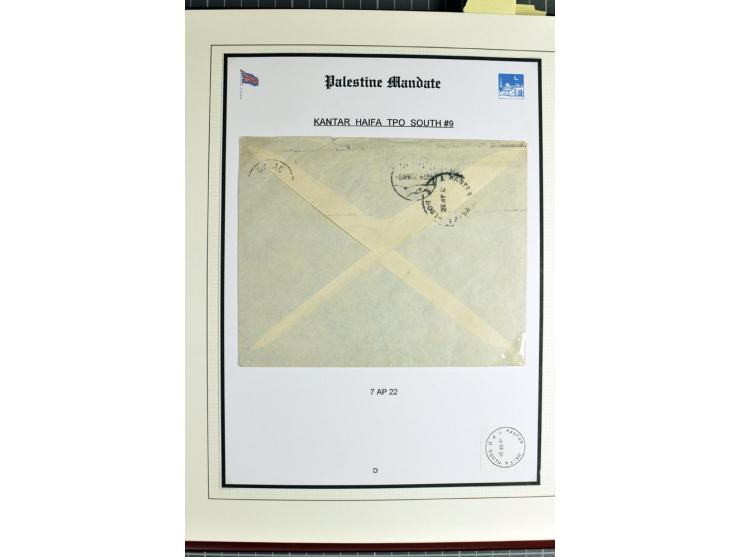 TPO: Collection with 26 entires and many single stamps and cut-outs, containing many scarce items; a remarkable collection, e