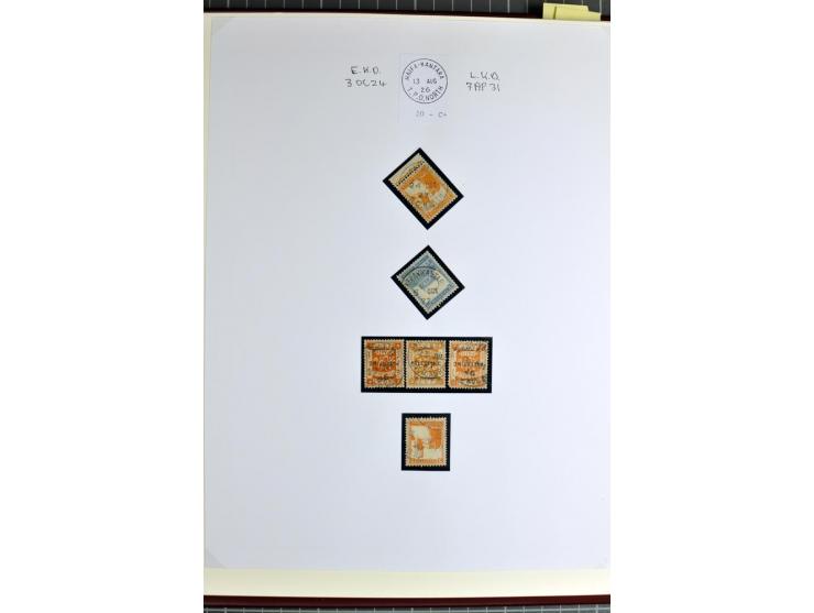 TPO: Collection with 26 entires and many single stamps and cut-outs, containing many scarce items; a remarkable collection, e