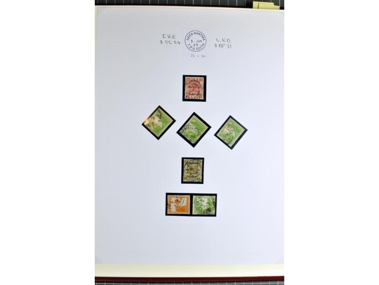 TPO: Collection with 26 entires and many single stamps and cut-outs, containing many scarce items; a remarkable collection, e