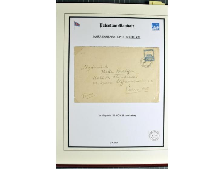 TPO: Collection with 26 entires and many single stamps and cut-outs, containing many scarce items; a remarkable collection, e