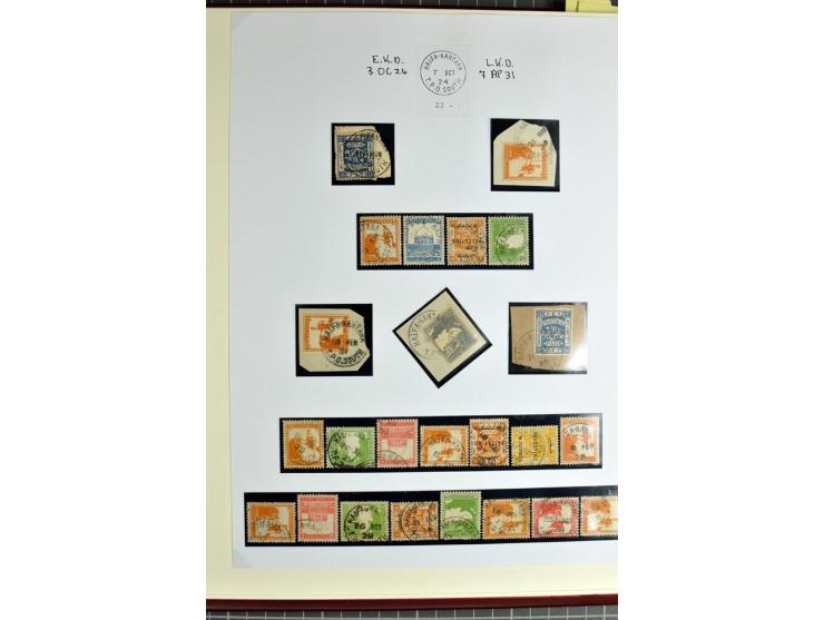 TPO: Collection with 26 entires and many single stamps and cut-outs, containing many scarce items; a remarkable collection, e