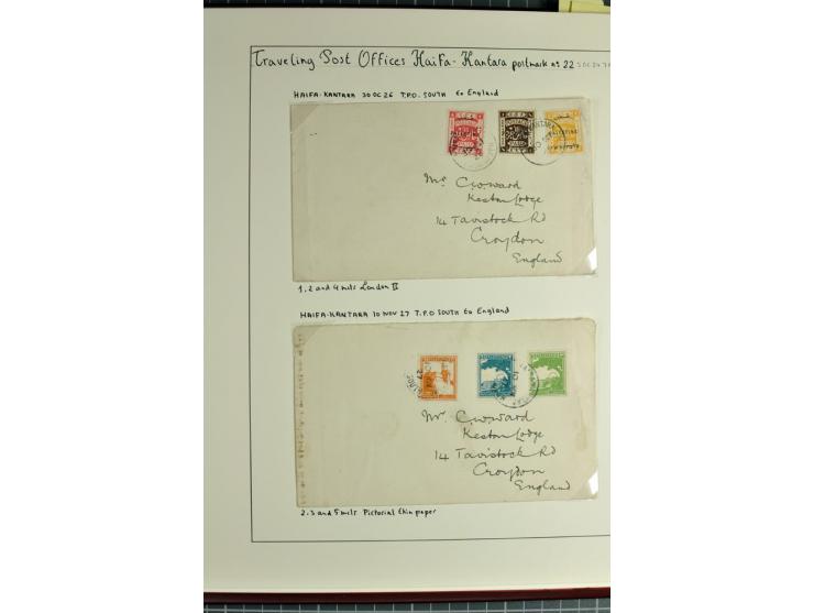 TPO: Collection with 26 entires and many single stamps and cut-outs, containing many scarce items; a remarkable collection, e