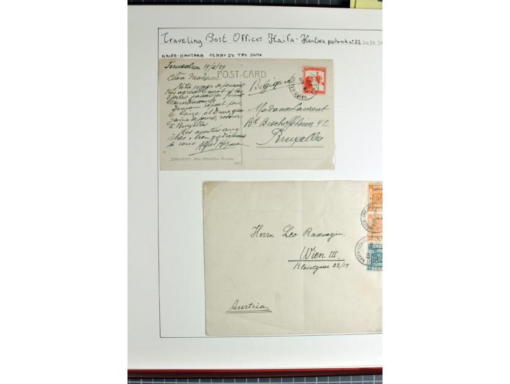 TPO: Collection with 26 entires and many single stamps and cut-outs, containing many scarce items; a remarkable collection, e