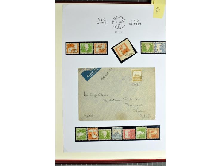 TPO: Collection with 26 entires and many single stamps and cut-outs, containing many scarce items; a remarkable collection, e