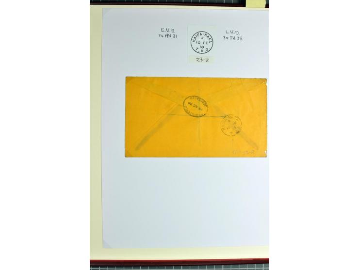 TPO: Collection with 26 entires and many single stamps and cut-outs, containing many scarce items; a remarkable collection, e