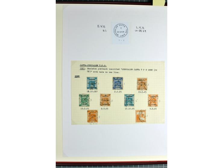 TPO: Collection with 26 entires and many single stamps and cut-outs, containing many scarce items; a remarkable collection, e