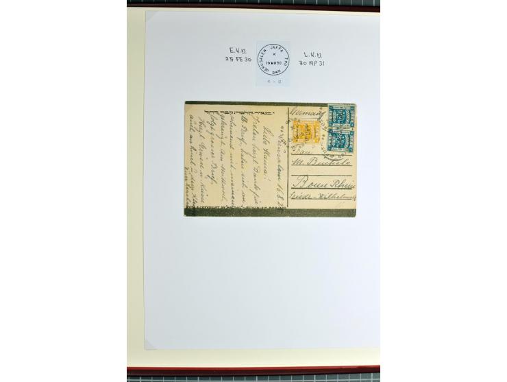 TPO: Collection with 26 entires and many single stamps and cut-outs, containing many scarce items; a remarkable collection, e