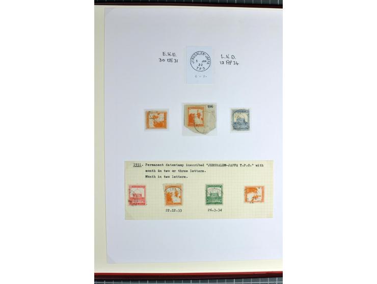 TPO: Collection with 26 entires and many single stamps and cut-outs, containing many scarce items; a remarkable collection, e