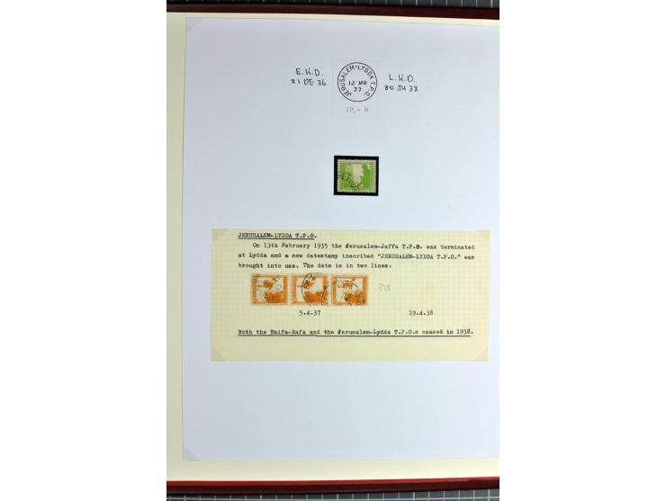 TPO: Collection with 26 entires and many single stamps and cut-outs, containing many scarce items; a remarkable collection, e