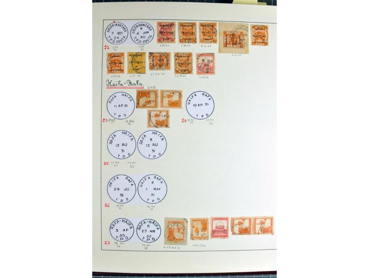 TPO: Collection with 26 entires and many single stamps and cut-outs, containing many scarce items; a remarkable collection, e