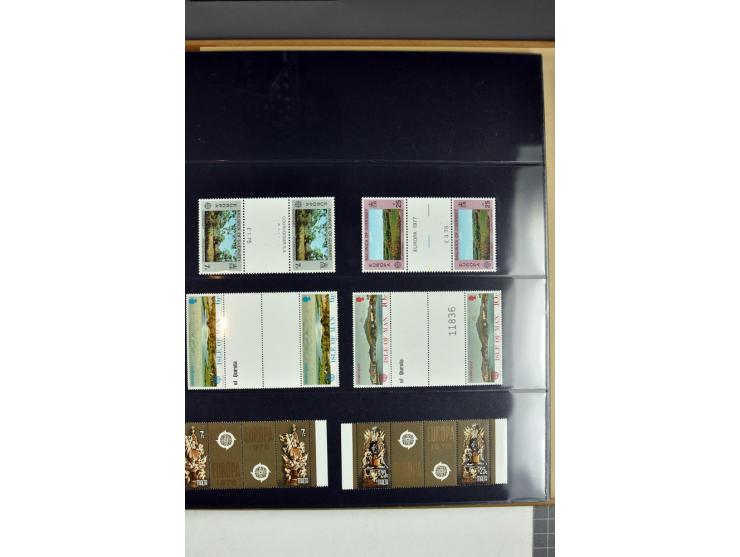 1956/95, collection of gutter pairs, unmounted mint and some FDC