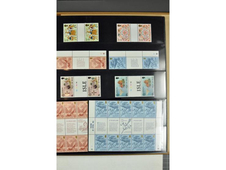 1956/95, collection of gutter pairs, unmounted mint and some FDC