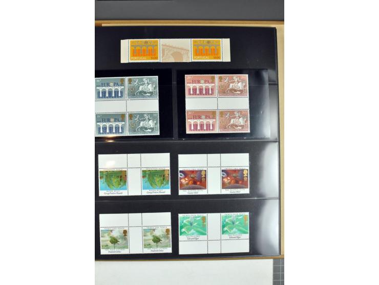 1956/95, collection of gutter pairs, unmounted mint and some FDC