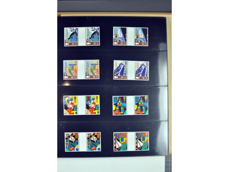 1956/95, collection of gutter pairs, unmounted mint and some FDC