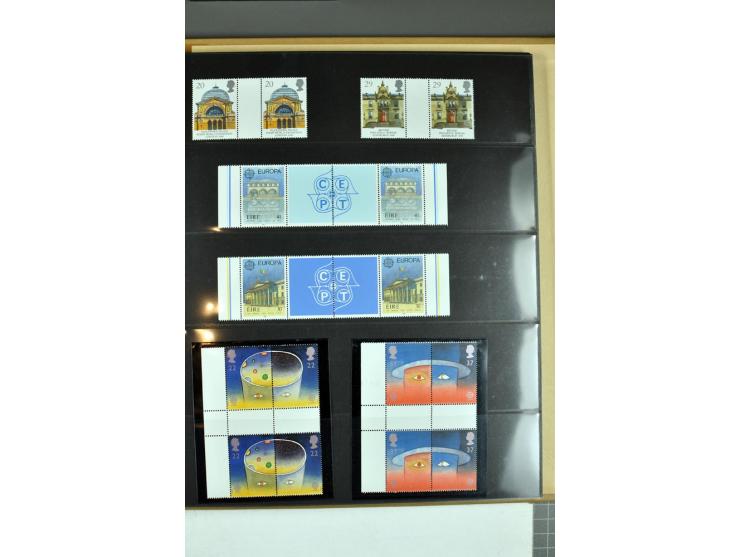 1956/95, collection of gutter pairs, unmounted mint and some FDC