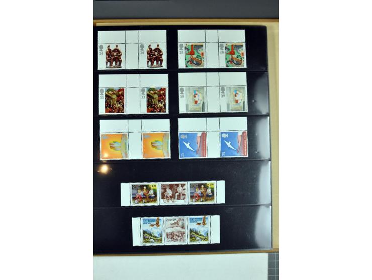 1956/95, collection of gutter pairs, unmounted mint and some FDC