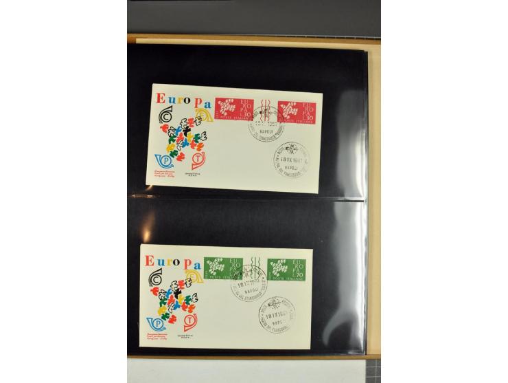 1956/95, collection of gutter pairs, unmounted mint and some FDC