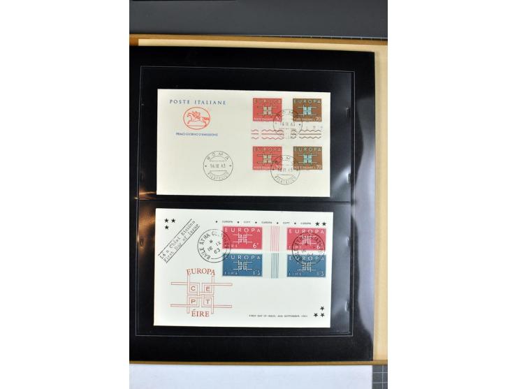 1956/95, collection of gutter pairs, unmounted mint and some FDC