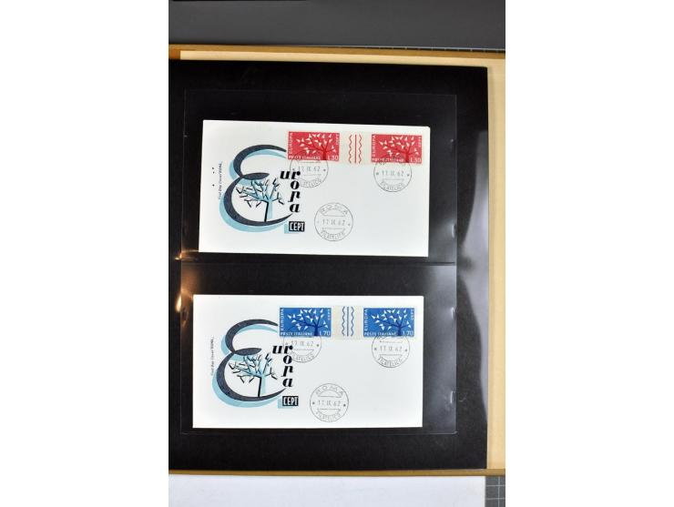 1956/95, collection of gutter pairs, unmounted mint and some FDC