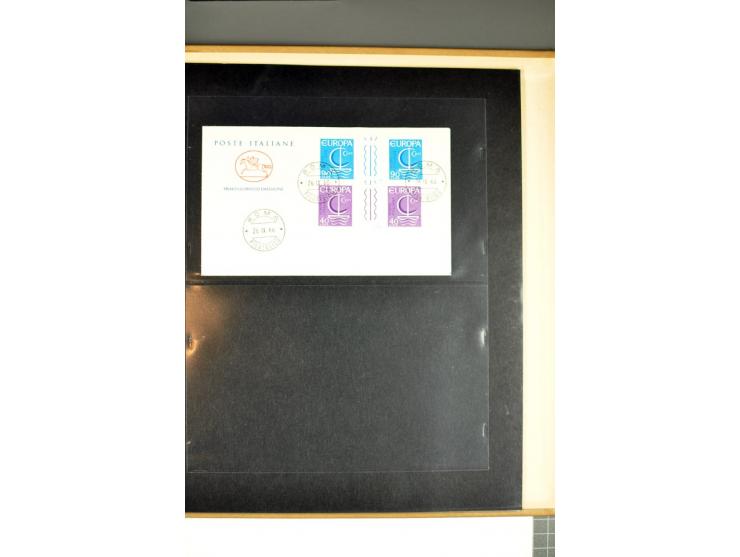 1956/95, collection of gutter pairs, unmounted mint and some FDC